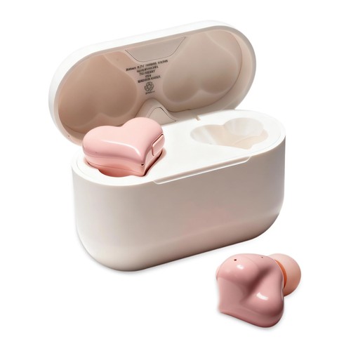 Heart shaped earbuds 5 - shaped, bt
